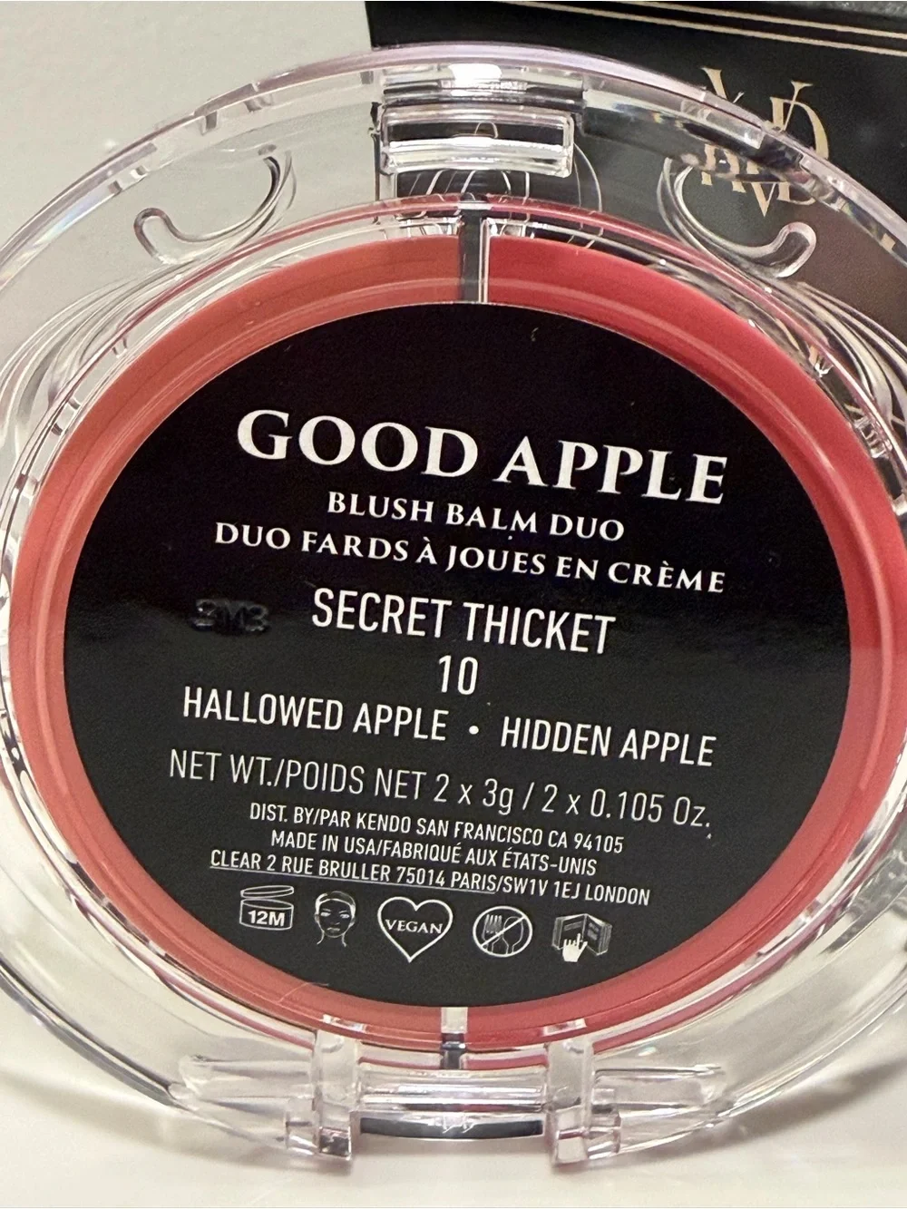 KVD Beauty - “Good Apple Blush Balm Duo”(Shade: Secret Thicket 10) - New in Box